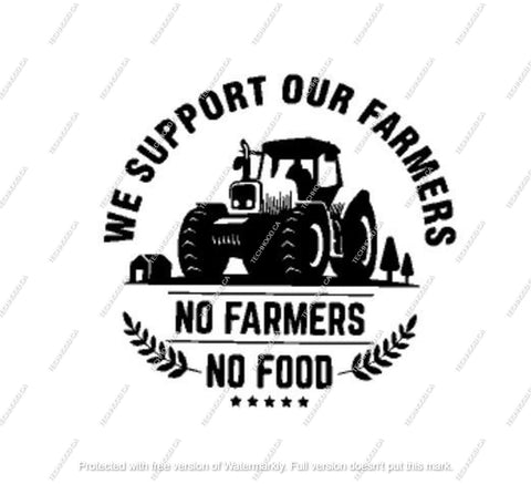 Support Farmers Sticker - The Tech Hood Inc.