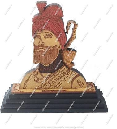 Guru Gobind Singh Ji Wooden item for Car Dashboard - The Tech Hood Inc.