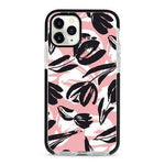 Pink and Black Florals iPhone Signature Case - Techhood.ca